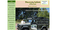 Desktop Screenshot of discoverysafaris.com